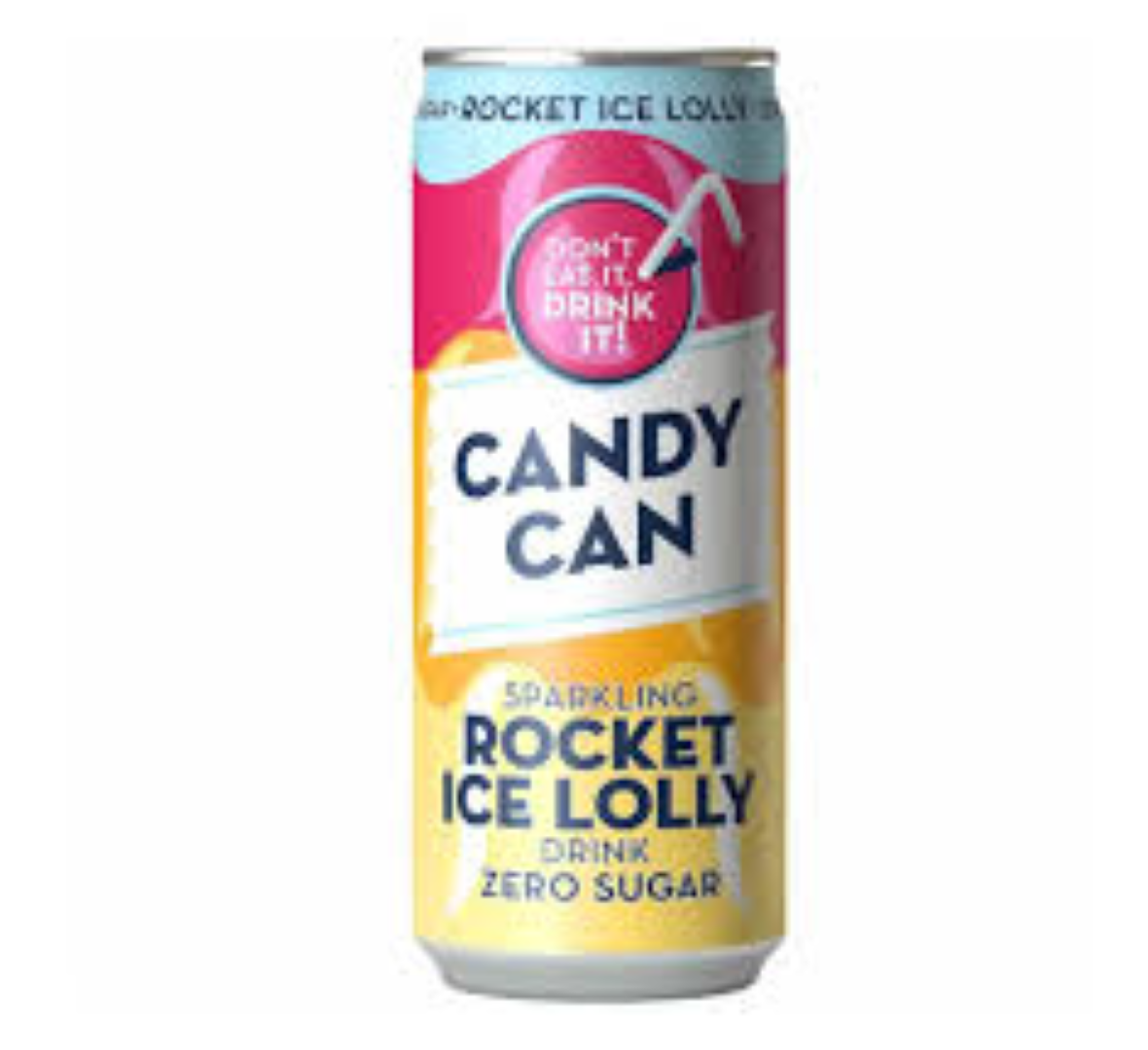CANDY CAN ROCKET ICE LOLLY SPARKLING DRINK 330ML